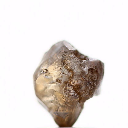 2.07 Carat Natural Fancy Cognac Brown Crystal Raw Rough Diamond 7.1 MM - Blackdiamond