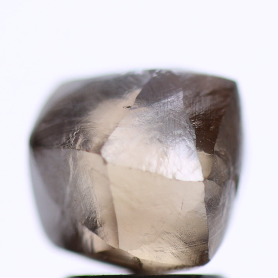 3.80 Carat Natural Fancy Deep Brown Rough Diamond 7.92 MM