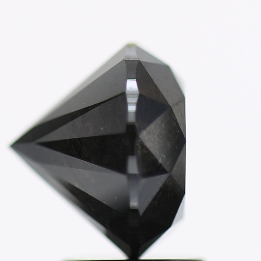 2.81 Carat Fancy Black Round Brilliant Diamond GIA Certified