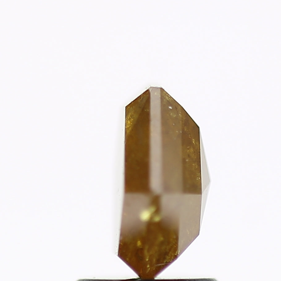 1.87 Carat Natural Yellow Hexagon Salt and Pepper Diamond 8.75 MM