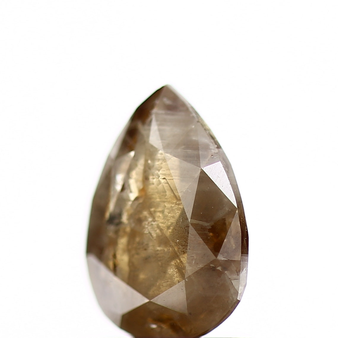 Pear 1 Carat Salt and Pepper Diamond 8.2 MM