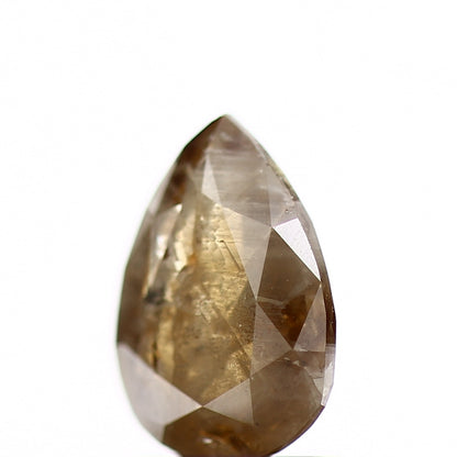 Pear 1 Carat Salt and Pepper Diamond 8.2 MM