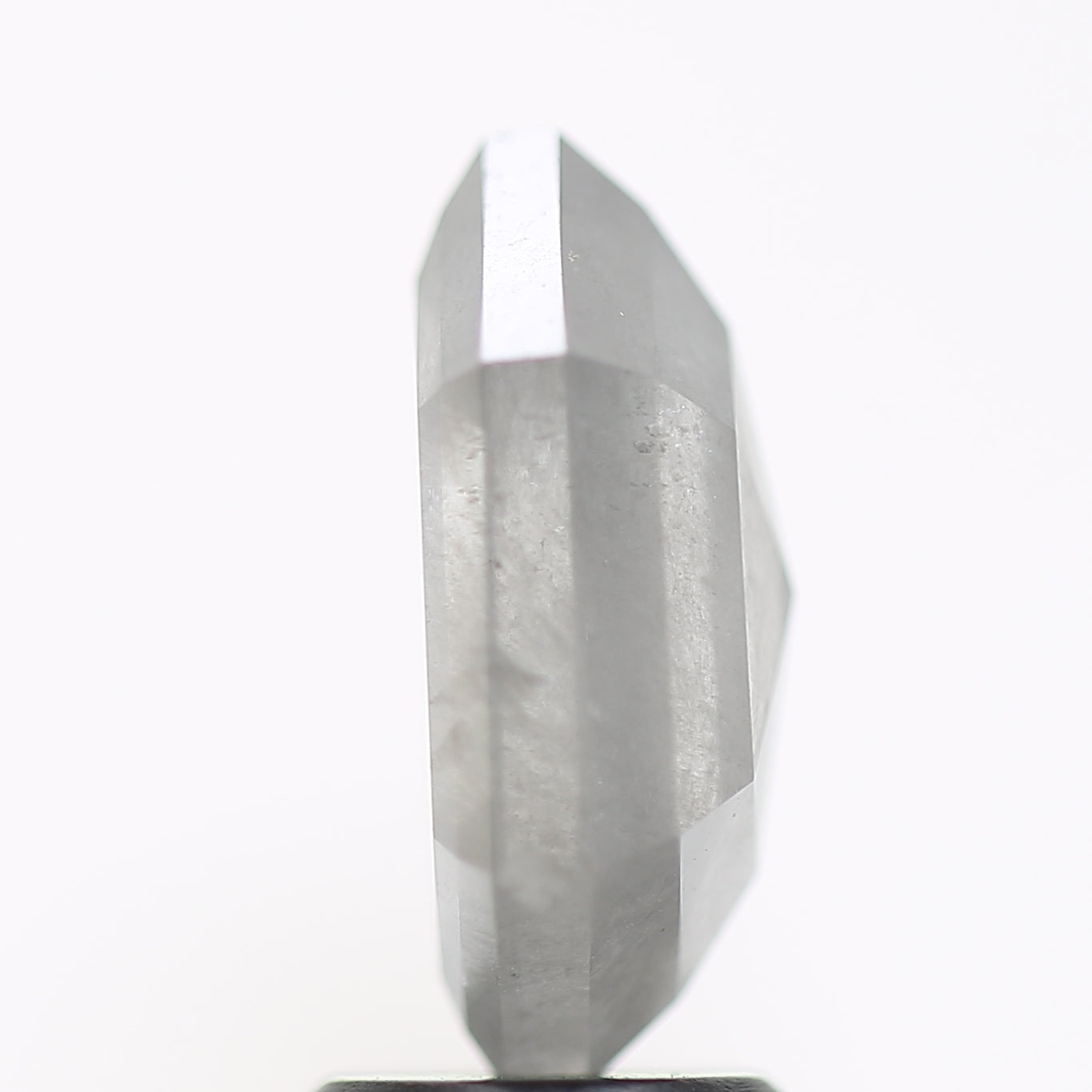 2.95 Ct Hexagon Salt and Pepper Diamond 11.70 MM