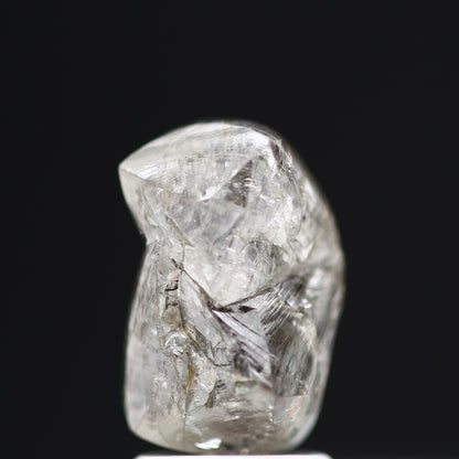 3.88 Carat Natural Loose White Raw Uncut Rough Diamond 9.80 MM - Blackdiamond