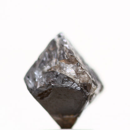 3.35 Carat Chocolate Brown Octahedron Natural Rough Diamond 9.9 MM - Blackdiamond