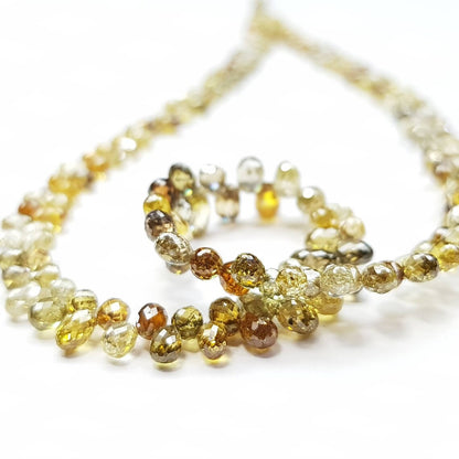 briolette beads diamond