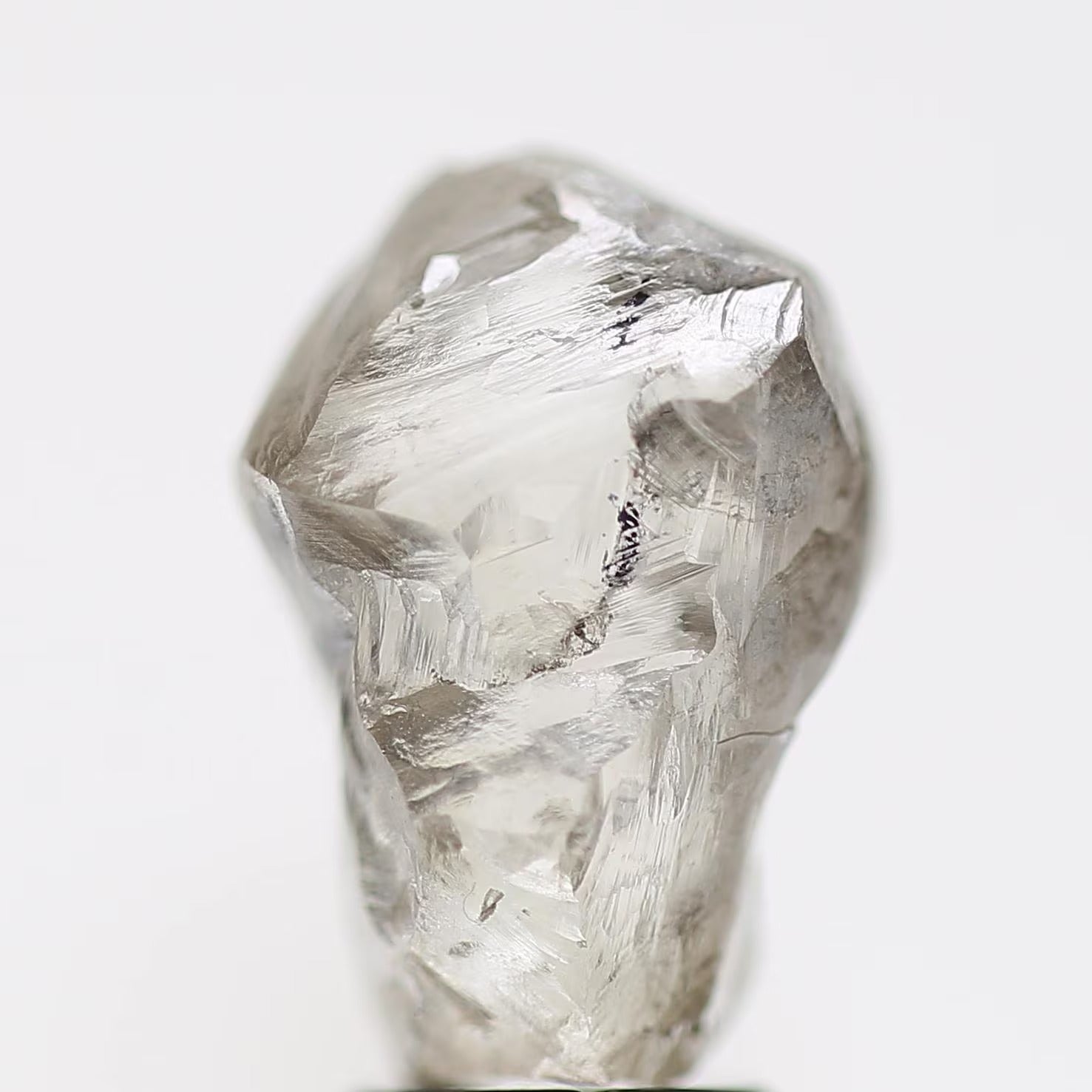 6.49 Carat Natural Champagne Brown Rough Diamond 12.10 MM