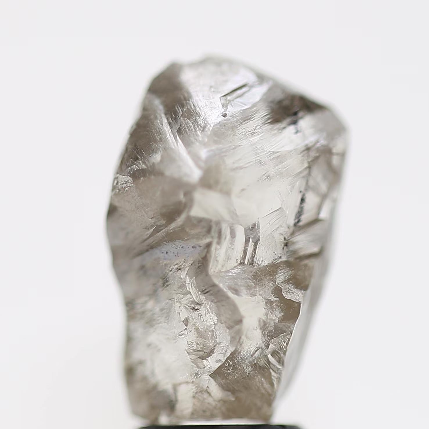 6.49 Carat Natural Champagne Brown Rough Diamond 12.10 MM