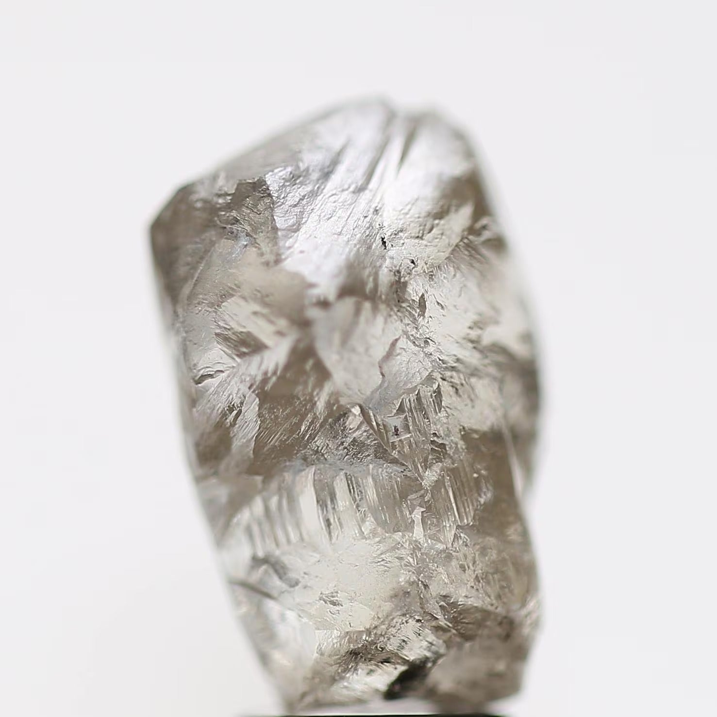 6.49 Carat Natural Champagne Brown Rough Diamond 12.10 MM