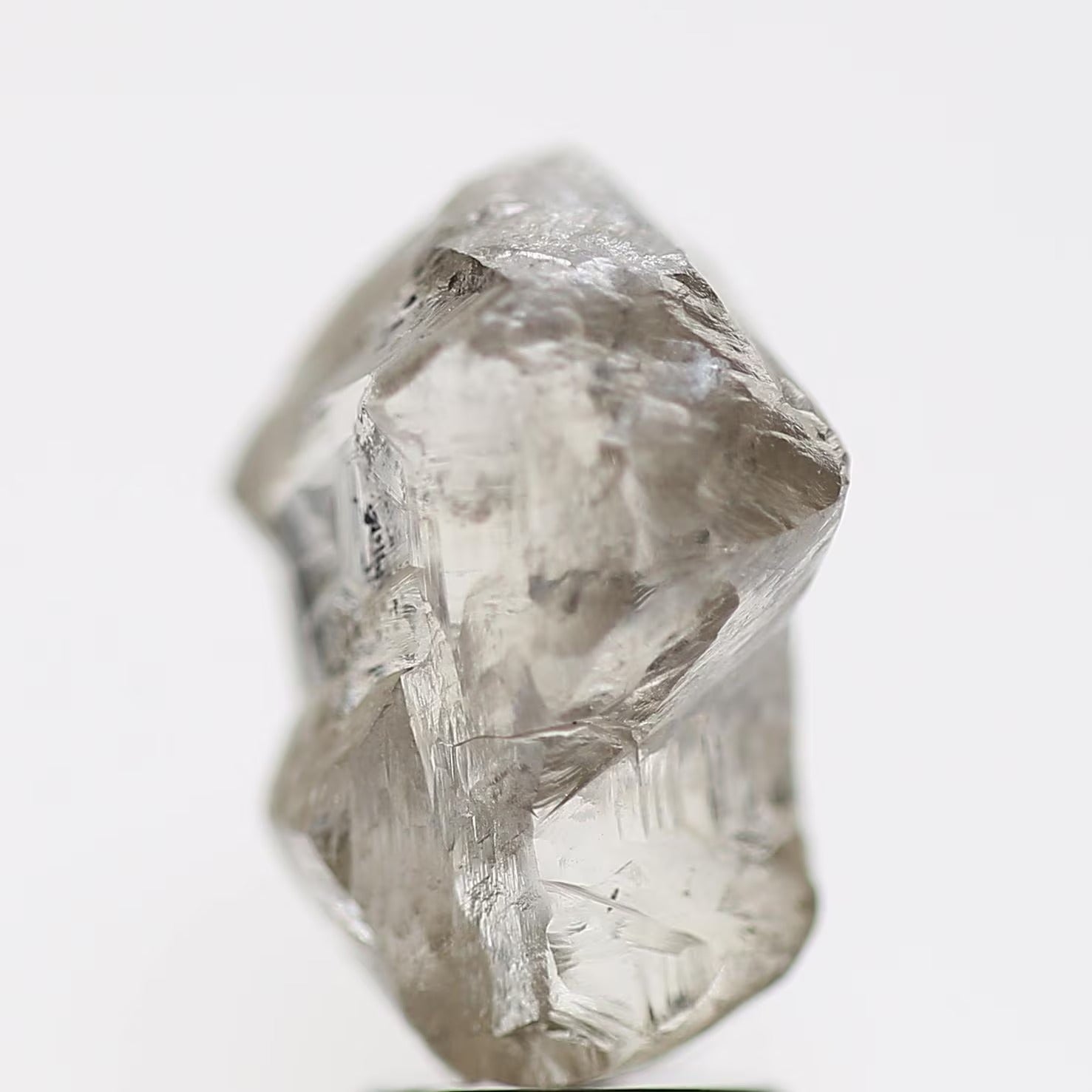 6.49 Carat Natural Champagne Brown Rough Diamond 12.10 MM