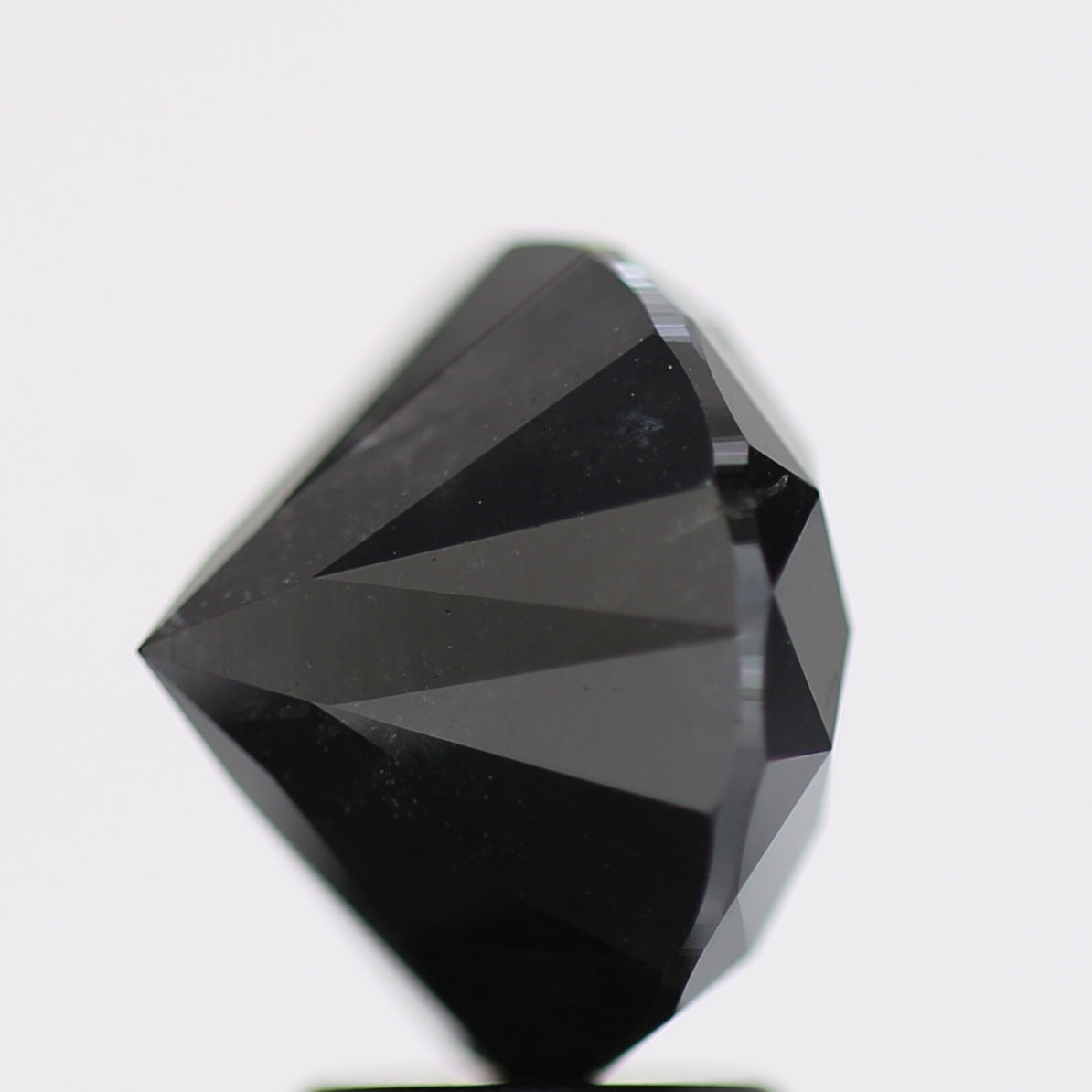 5.05 Carat Fancy Black Round Brilliant Diamond GIA Certified
