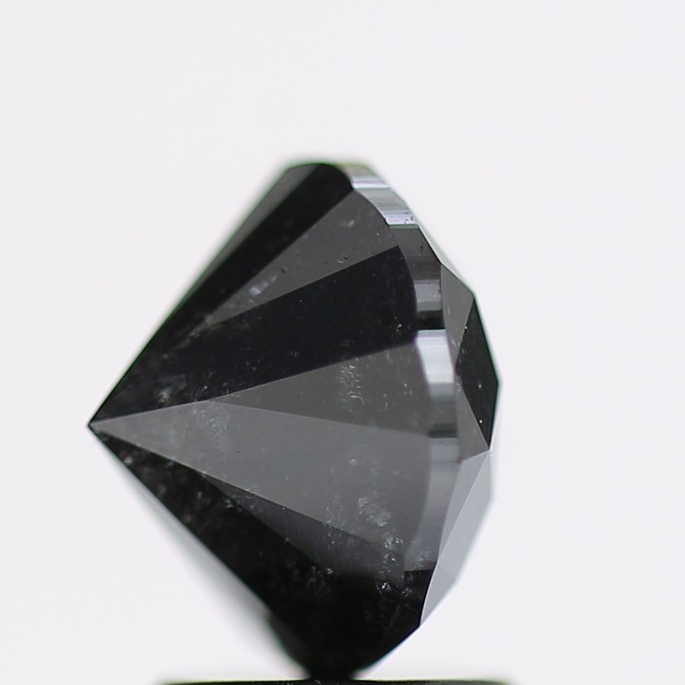 2.41 Carat Fancy Black Round Brilliant Diamond GIA Certified