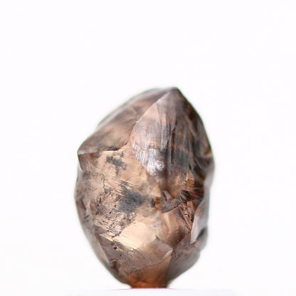 0.98 Carat Natural Fancy Cognac Brown Crystal Rough Diamond 6.75 MM - Blackdiamond