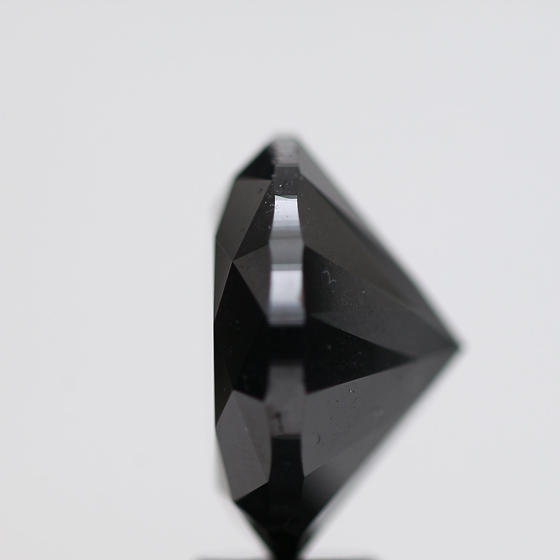 8.94 Carat Fancy Black Round Brilliant Diamond GIA Certified