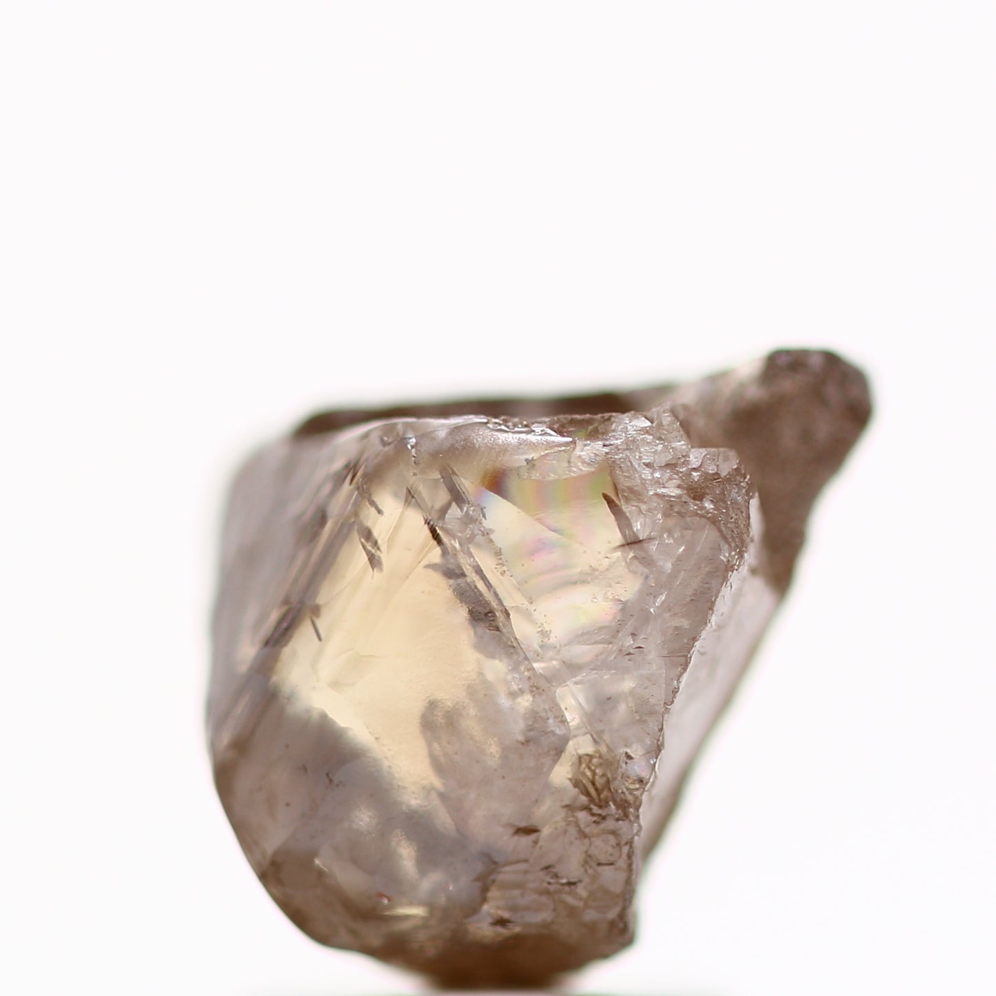 2.42 Carat Fancy Brown Macle Raw Rough Natural Diamond 8.80 MM - Blackdiamond