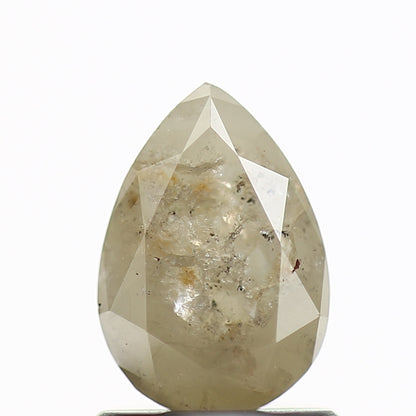 1.13 Carat Natural Pear Cut Rustic Diamond 7.8 MM