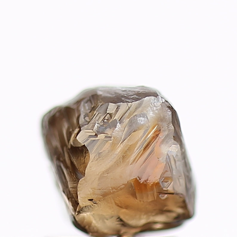 2.34 Carat Natural Fancy Cognac Brown Rough Diamond 7.6 MM
