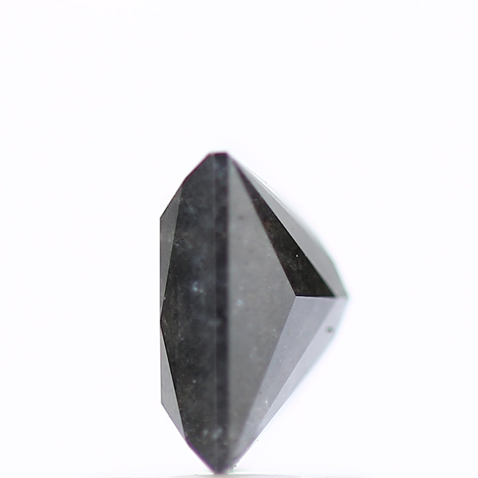 1.31 Carat Natural Fancy Gray Princess Salt and Pepper Diamond - Blackdiamond