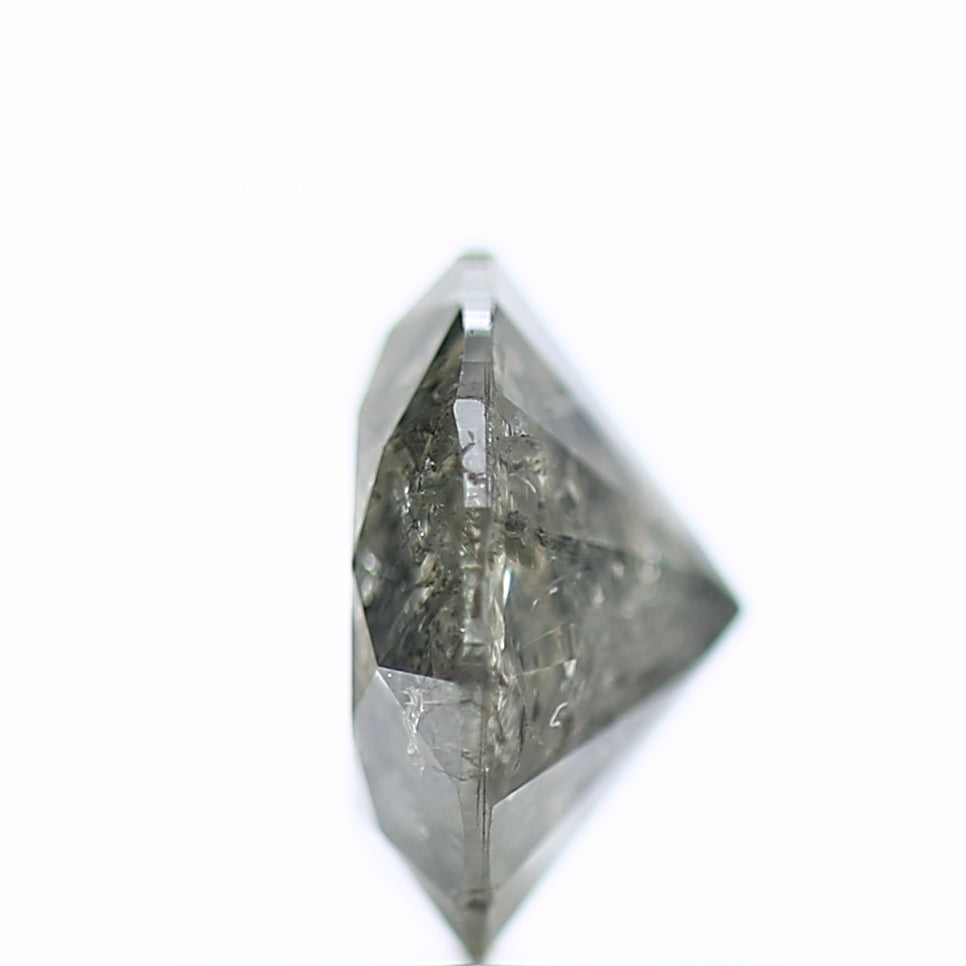 1.16 Carat Round Salt and Pepper For Celestial Diamond Ring 6.82 MM