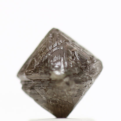 2.17 Carat Fancy Brown Purple Raw Octahedron Rough Diamond 7.70 MM - Blackdiamond