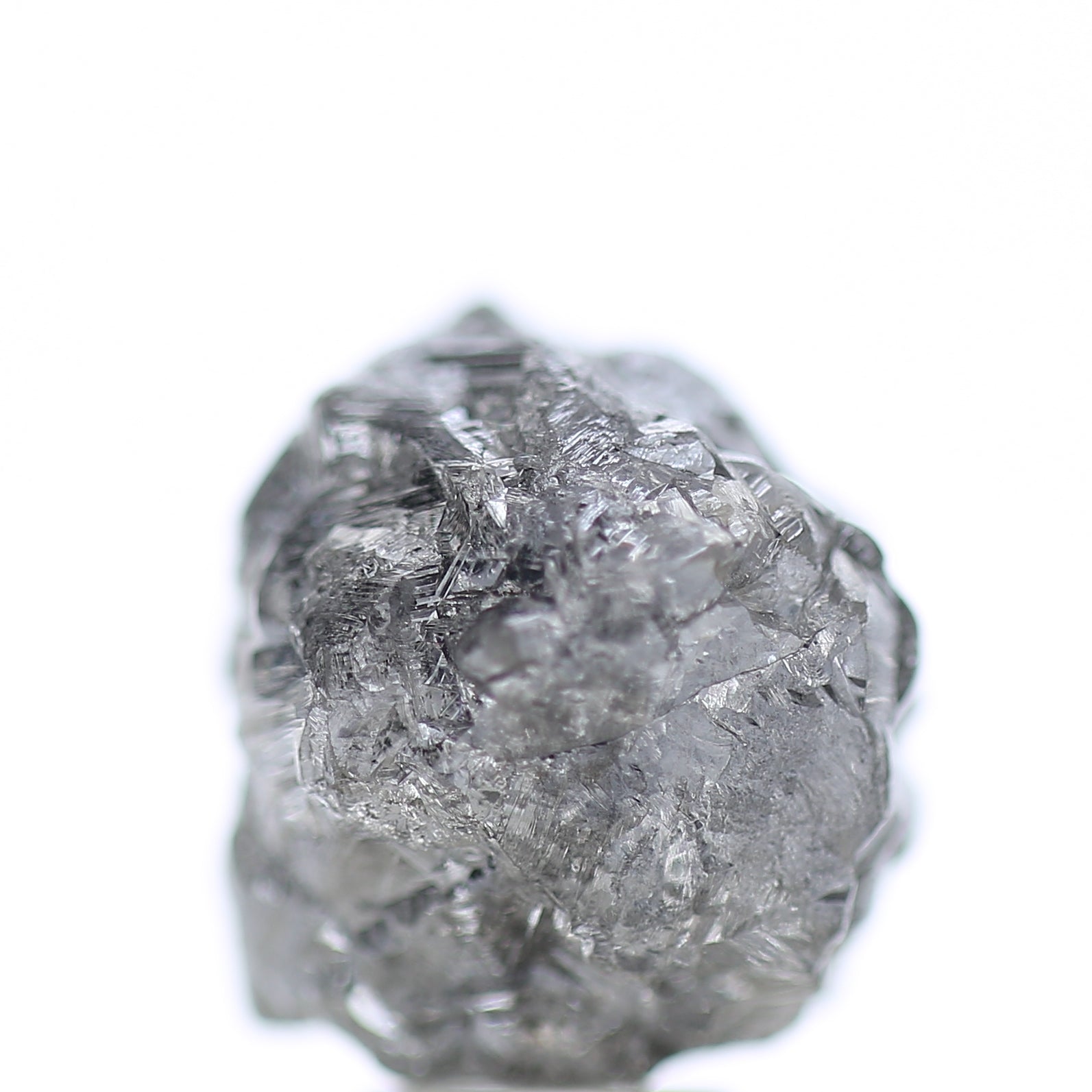 11 Carat Natural Fancy Gray Rough Diamond 11 MM