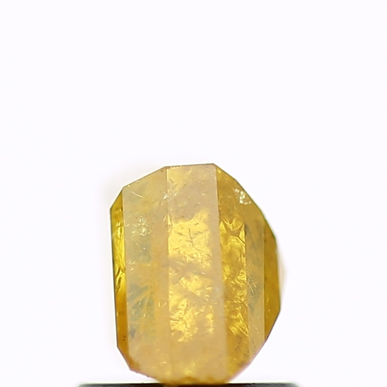 1.76 Carat Natural Yellow Lozenge Salt and Pepper Diamond 9.3 MM