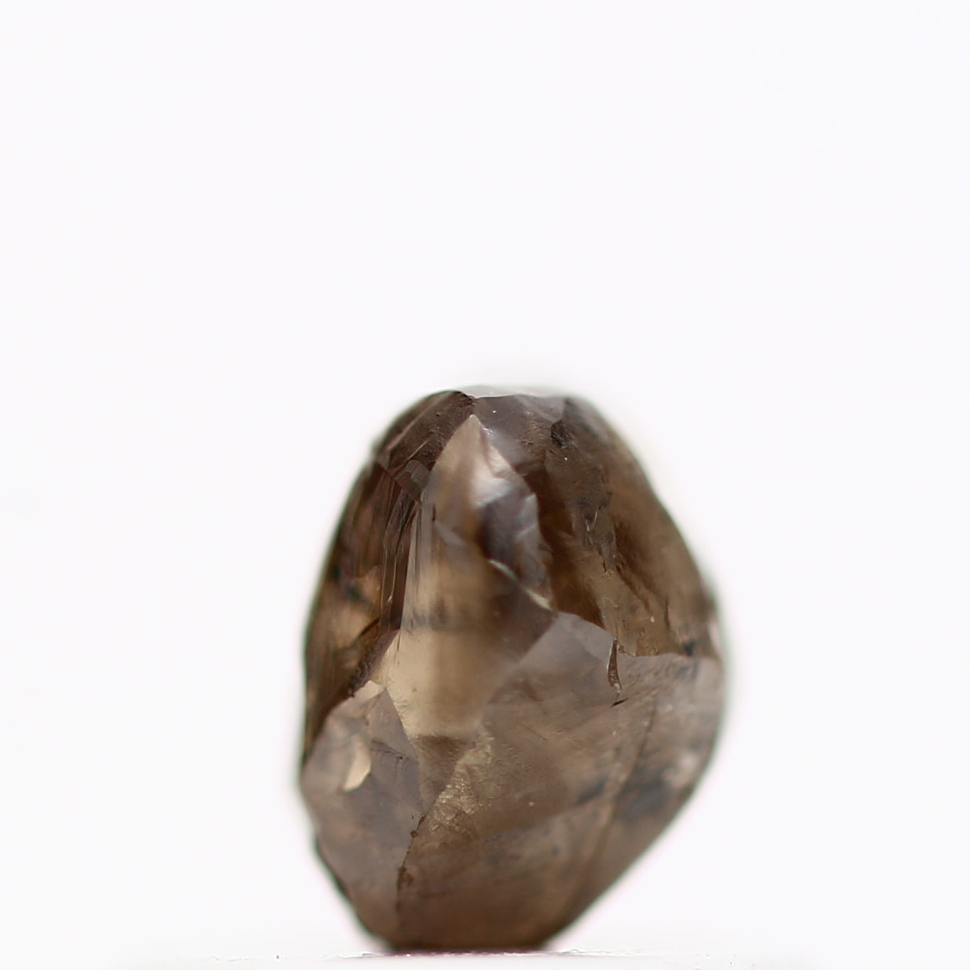 0.73 Carat Fancy Brown Uncut Raw Rough Natural Diamond 5.15 MM - Blackdiamond