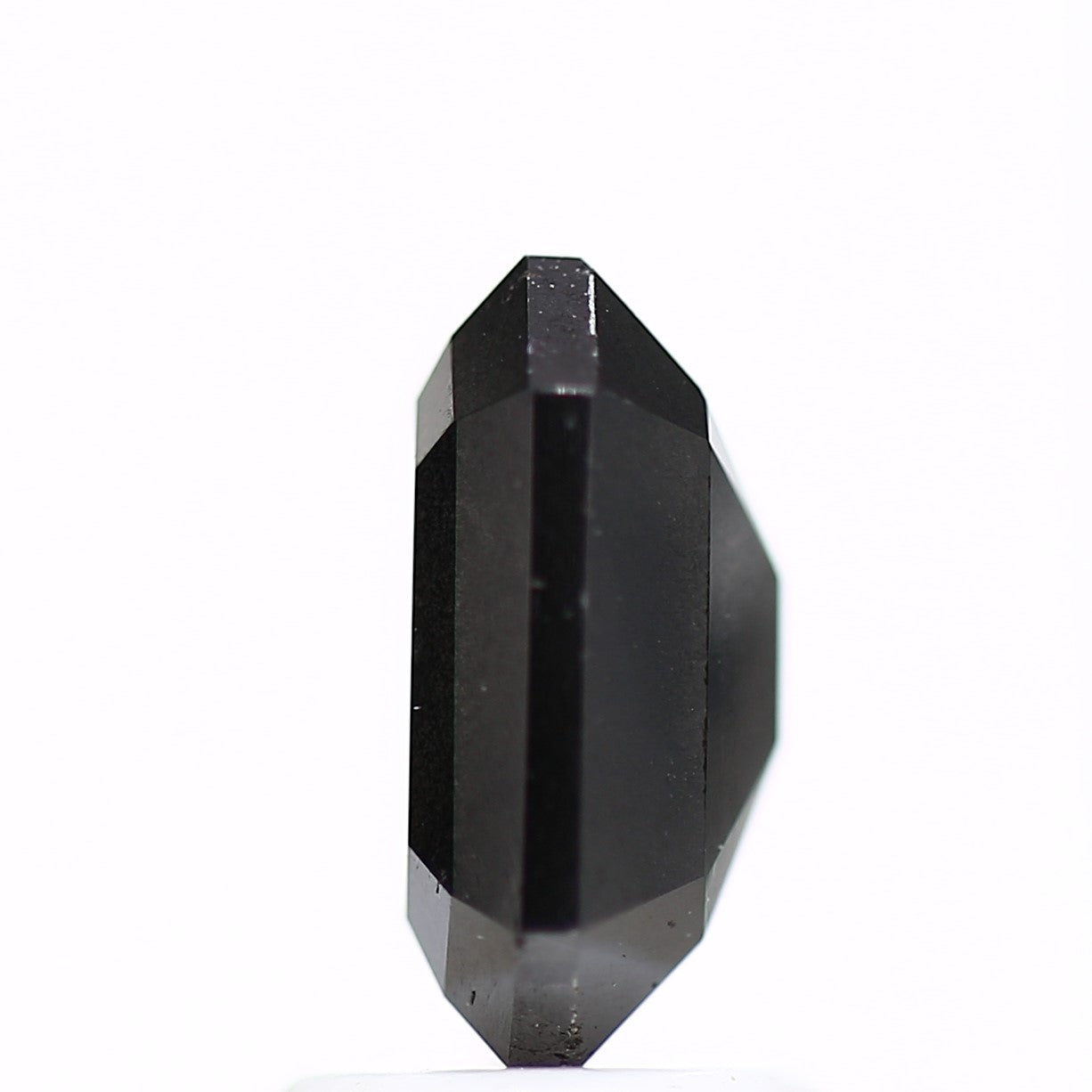 2.35 Carat Natural Emerald Fancy Black Salt and Pepper Diamond 8.56 MM - Blackdiamond