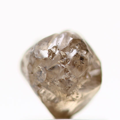 1.22 Carat Fancy Champagne Brown Crystal Raw Rough Diamond 5.30 MM - Blackdiamond