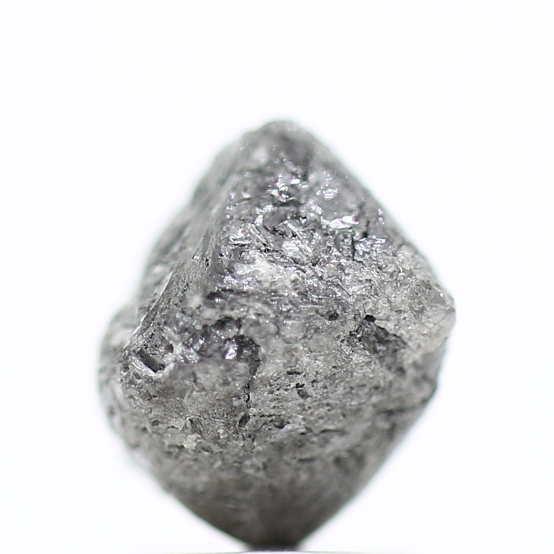 2.80 Carat Rough Diamonds Octahedron Raw Uncut Diamonds 7.5 MM - Blackdiamond