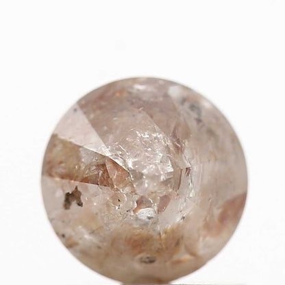 1.13 Carat Peach Orange Diamond Round Natural Loose Diamond 5.8 MM - Blackdiamond