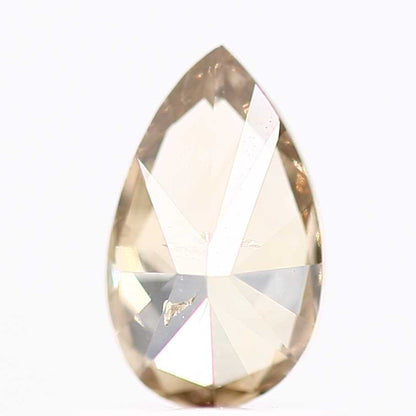 0.67 Carat Fancy Champagne Pear Diamond For Pear Ring