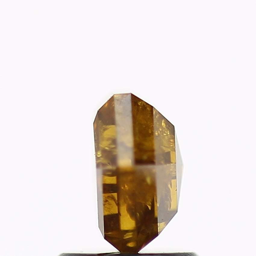 1.51 Carat Natural Yellow Hexagon Salt and Pepper Diamond 6.6 MM