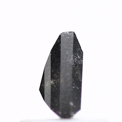 0.45 Carat 6.52 MM Natural Fancy Gray Triangle Salt and Pepper Diamond - Blackdiamond