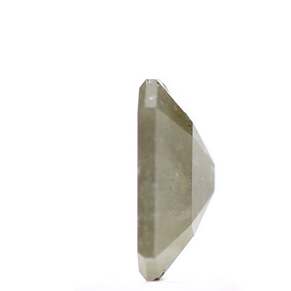 0.84 Carat 7 MM Natural Gray Emerald Salt and Pepper Loose Diamond - Blackdiamond