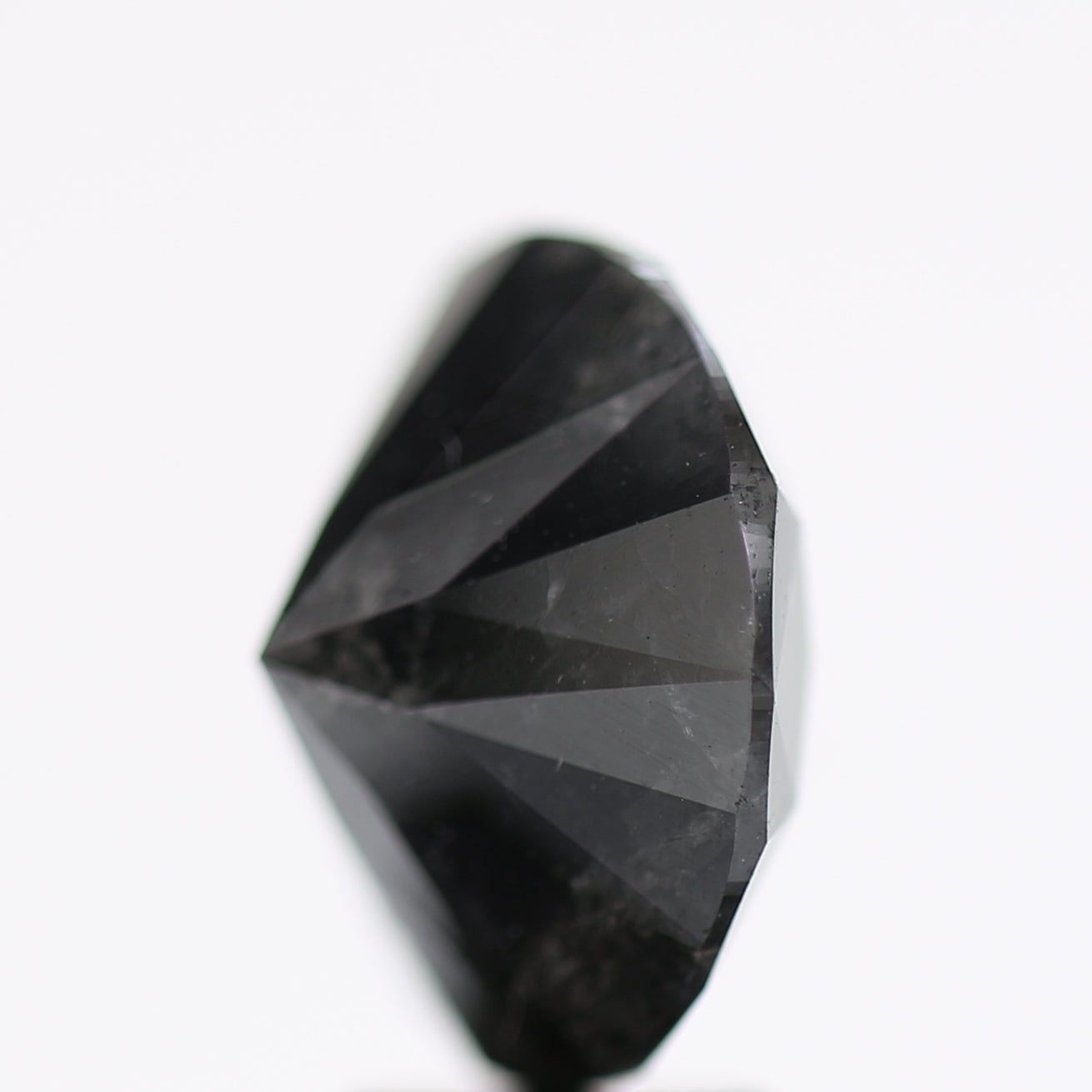 5.18 Carat Fancy Black Round Brilliant Diamond GIA Certified