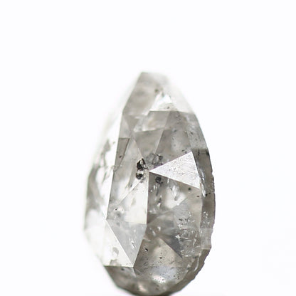 1.36 Carat Natural Icy Diamond Pear Rose Cut 8.6 MM