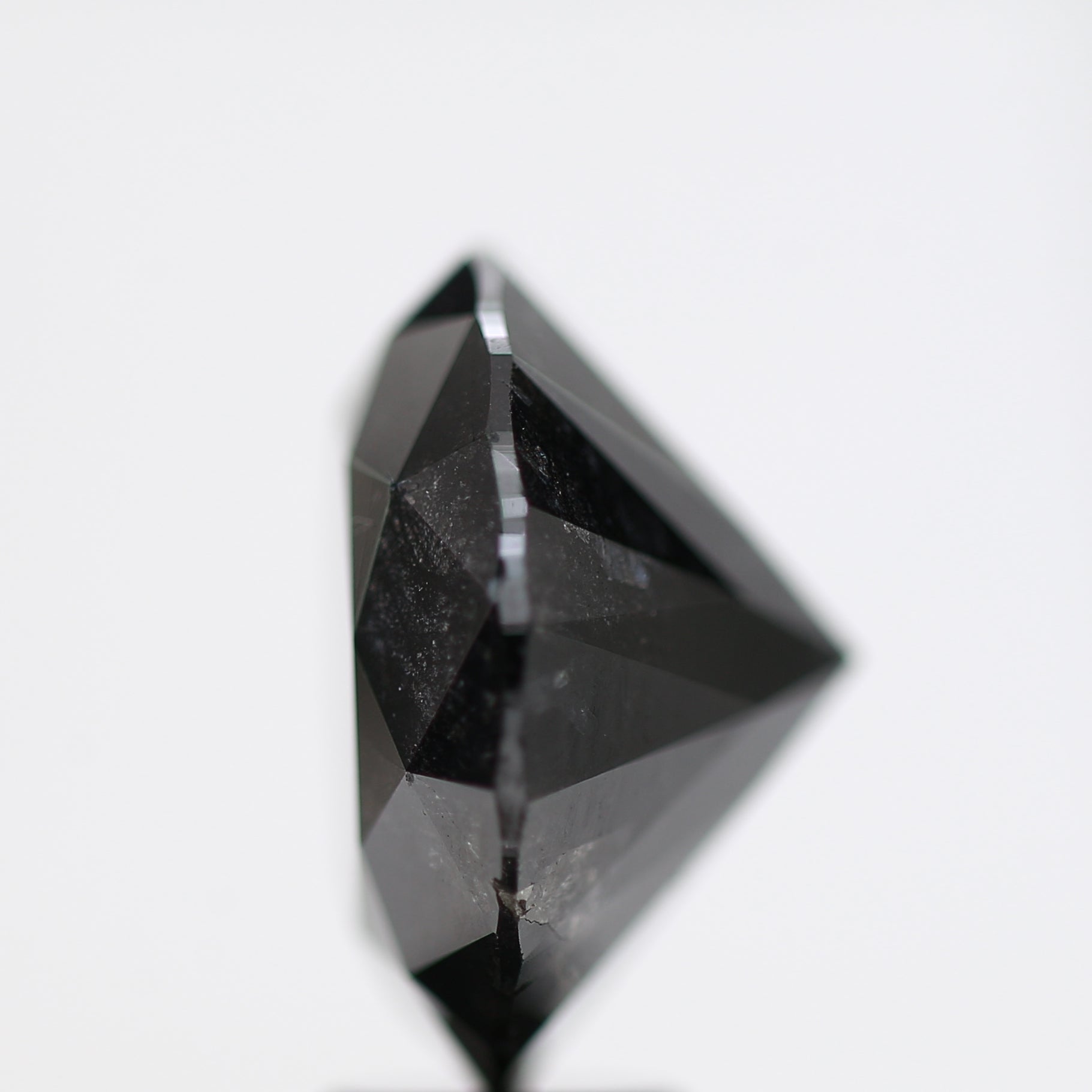 9.30 Carat Fancy Black Round Brilliant Diamond GIA Certified