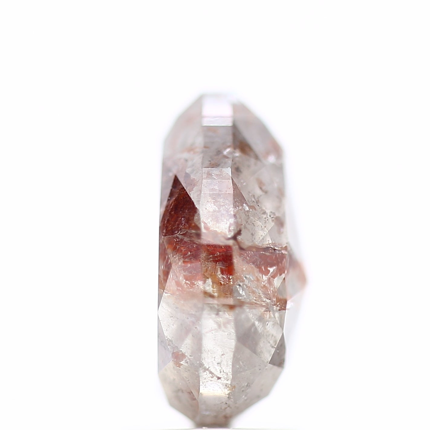 3.77 Carat Natural Pear Fancy Red Salt and Pepper Diamond SDM11700