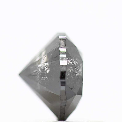 0.96 carat, Fancy Black Diamond, Round Shape, Natural Diamond 5.8 MM - Blackdiamond