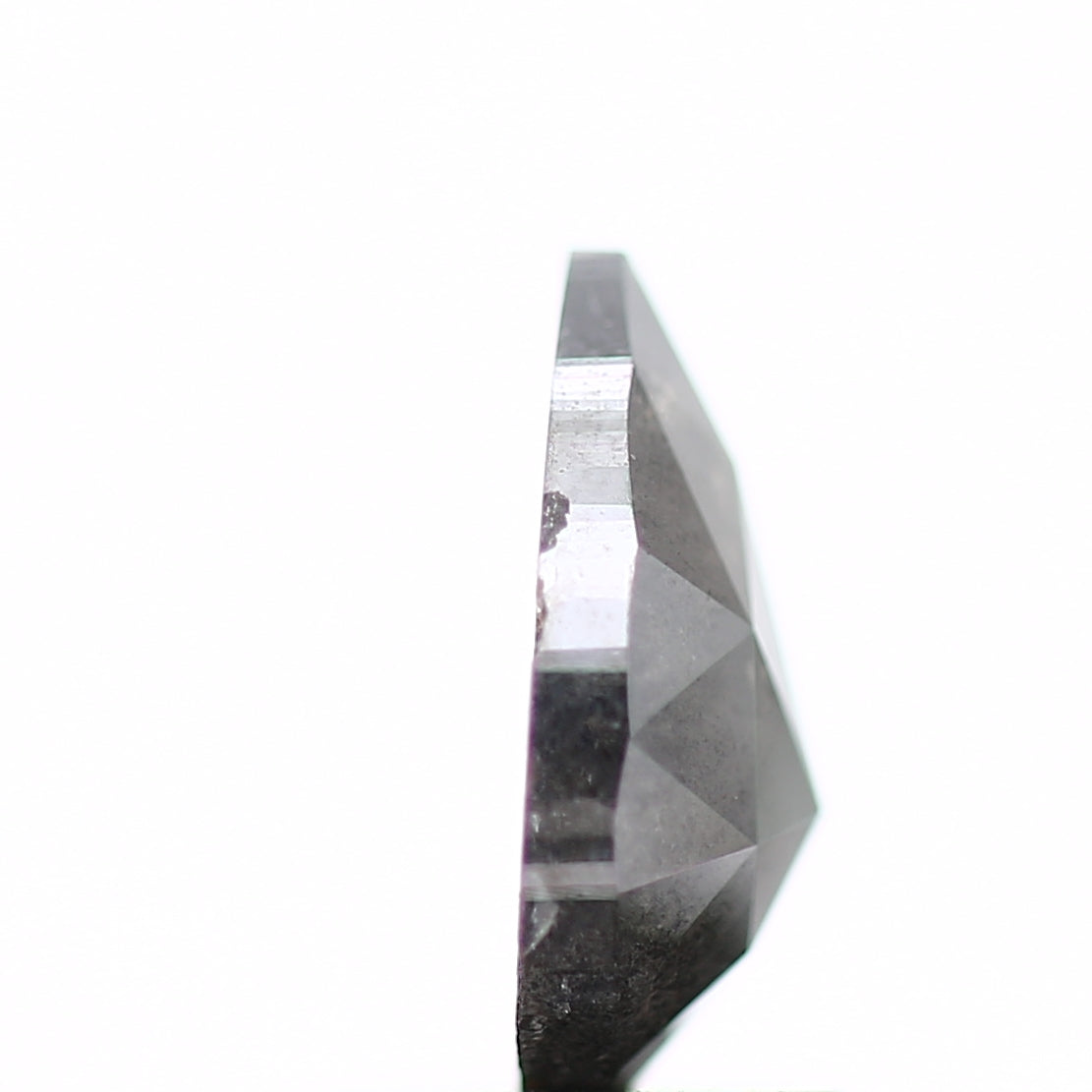 0.97 Carat Natural Rose Cut Fancy Gray Pear Shape Diamond SDM938