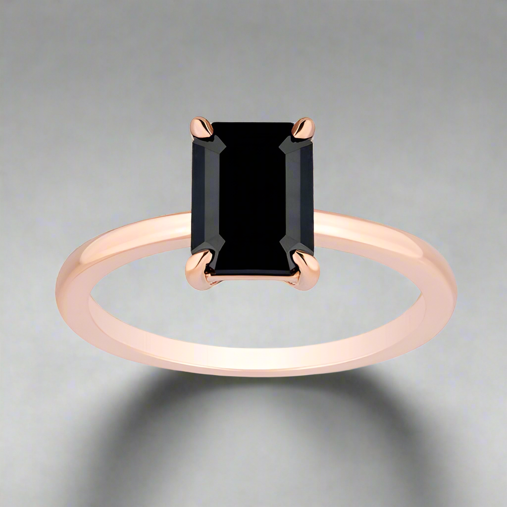 Emerald_Black_diamond_solitaire_ring_1_carat_rg