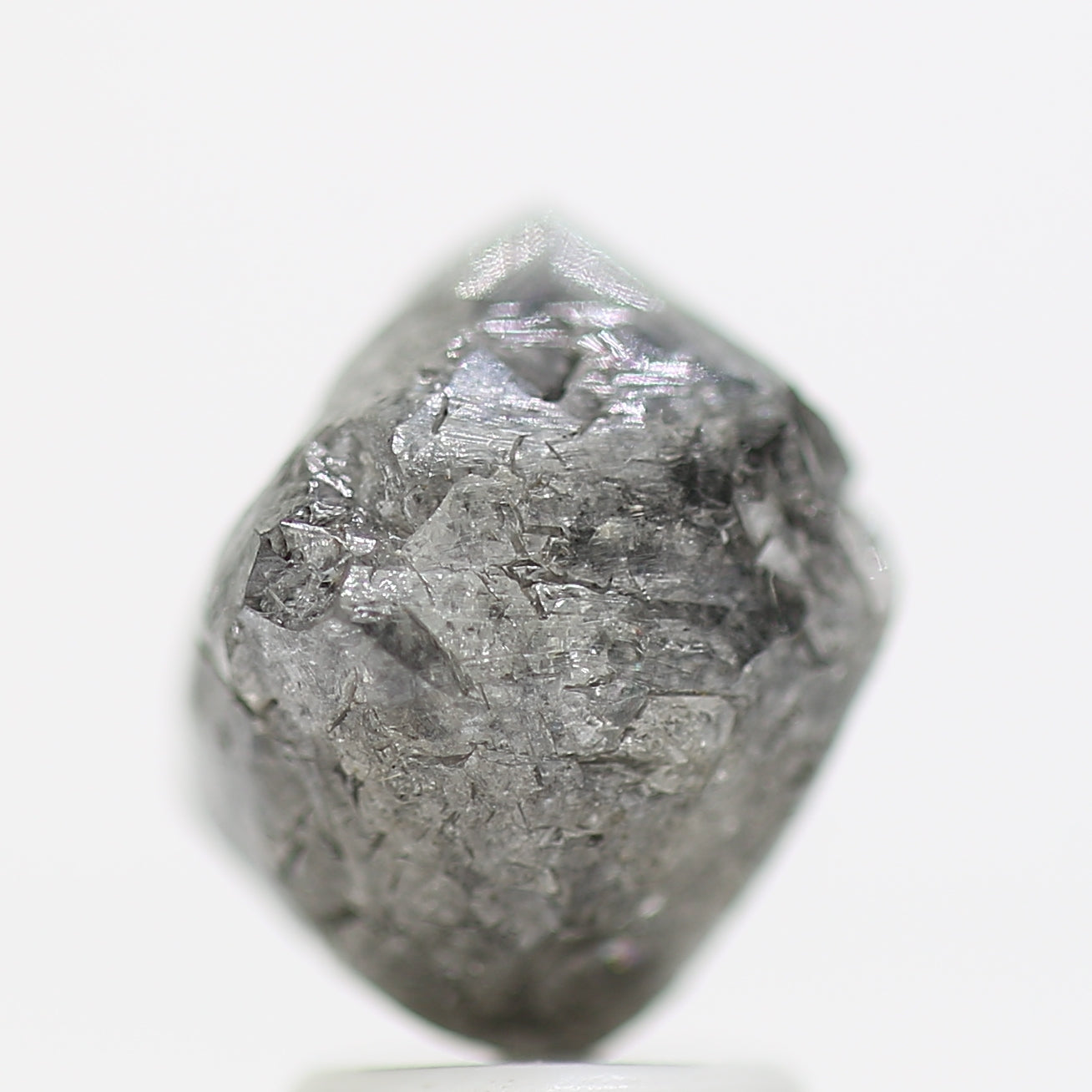 4.34 Carat Unpolished Rough Diamond Octahedron Crystalline Diamonds - Blackdiamond