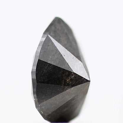 0.70 Carat Natural Black Diamond Pear Brilliant Diamond