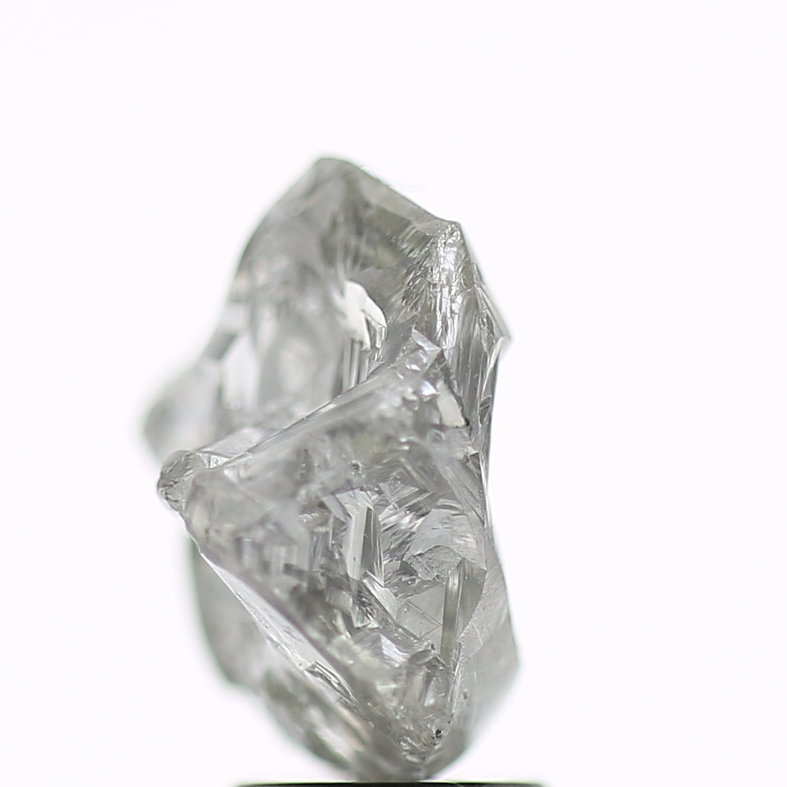3.86 Carat Natural Fancy Grey Rough Diamond 11 MM