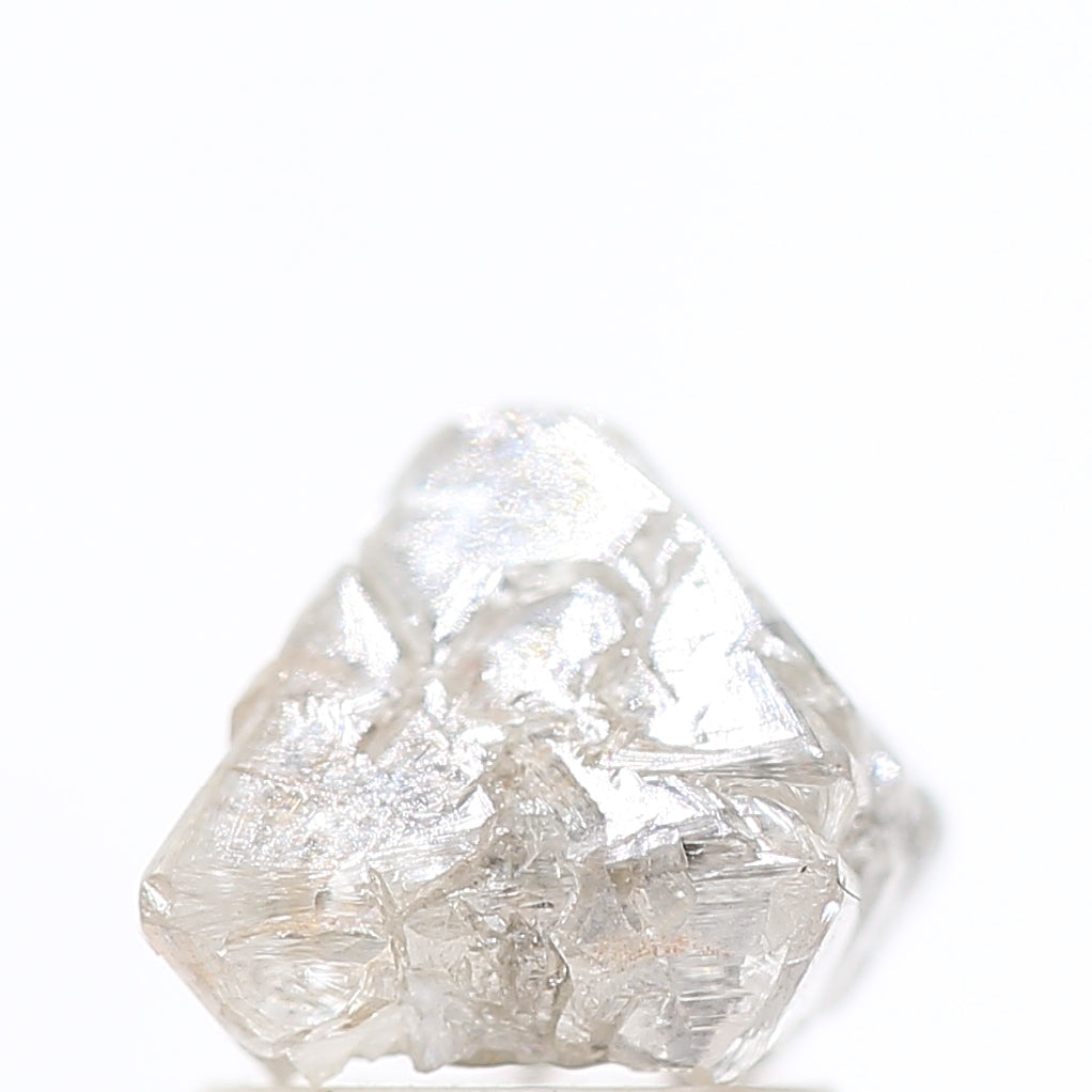 1.95 Carat Fancy Gray Crystal Rough Natural Diamond 8.40 MM - Blackdiamond