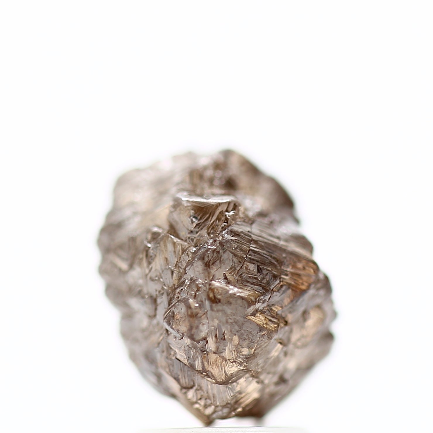 4 Carat Natural Fancy Cognac Brown Crystal Raw Rough Diamond 9.37 MM - Blackdiamond