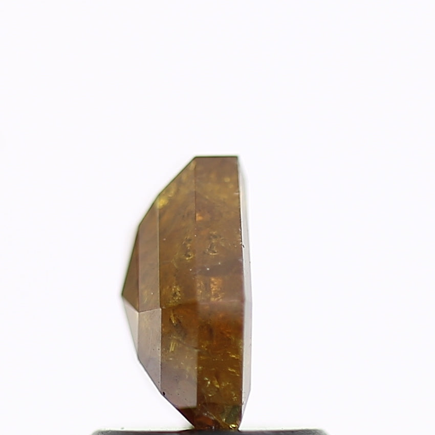 1.19 Carat Fancy Yellow  Hexagon Salt and Pepper Diamond 7.9 MM