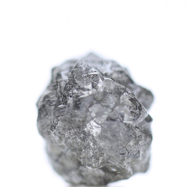 11 Carat Natural Fancy Gray Rough Diamond 11 MM