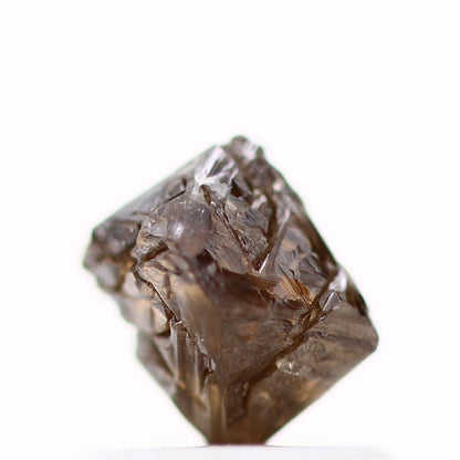 0.92 Carat Fancy Cognac Brown Octahedron Natural Rough Diamond 5.95 MM - Blackdiamond